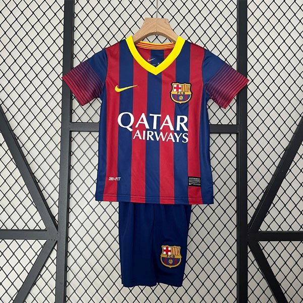 Camiseta Barcelona 1ª Retro Niño 2013 2014